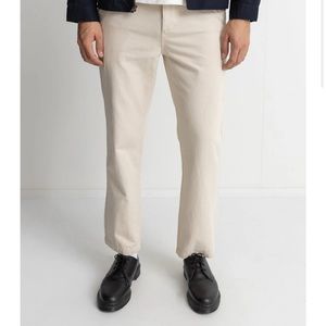 NWT Rhythm Essential Twill Trouser - Natural